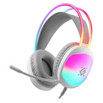 Defender Eclipse RGB Headphones with Microphone White