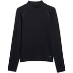 4f Men's longsleeve t-shirt M417 deep black 4FWAW25TFLOM417 20S Ruházat