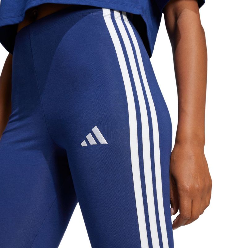 Adidas Essentials 3-Stripes Cotton Women's Dark Blue 2xs női leggings JE0067