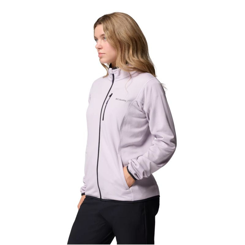 Columbia Essential Hike Grid Full Zip Fleece Purple lila polár pulóver 2136233551