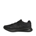 Adidas Men's Runfalcon 5 Wide running shoes, black, fekete férfi futócipő JH5184