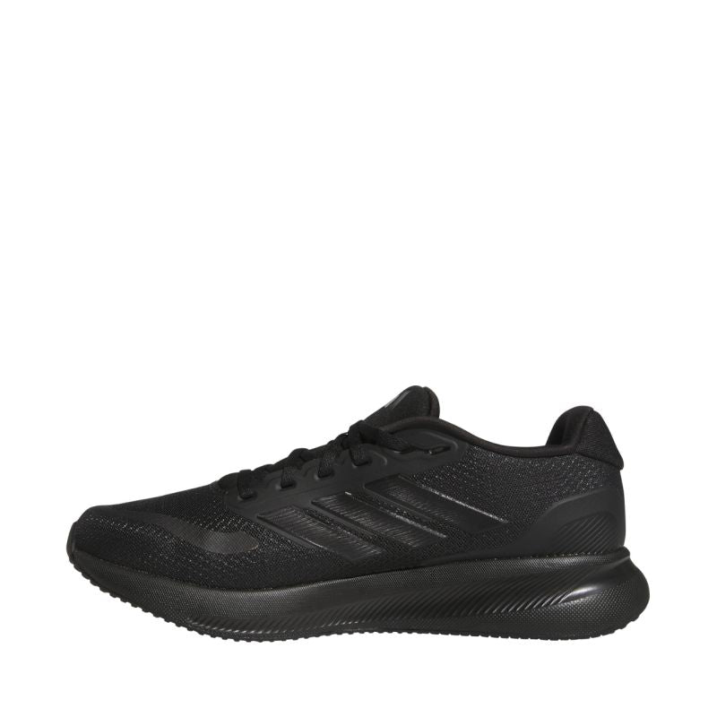 Adidas Men's Runfalcon 5 Wide running shoes, black, fekete férfi futócipő JH5184