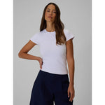 4F Women's slim plain T-shirt ruházat