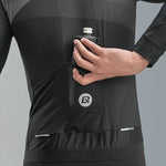 Rockbros 15120009005 Long Sleeve Cycling Jersey Spring/Summer - Black