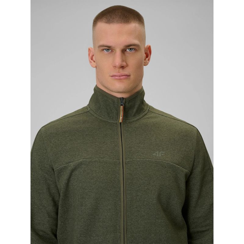 Men's regular sweatshirt without hood 4F 4FRAW25TSWSM2568-43M kapucnis pulóver