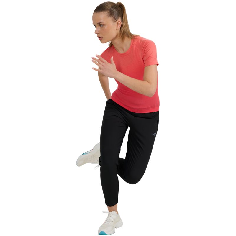 4f Women's trousers FNK F0931 deep black 4FWAW25TFTRF0931 20S Ruházat