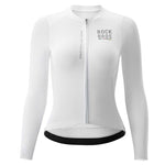 Rockbros 15110012003 ROAD TO SKY women's cycling jersey long sleeve S - white s \ biały póló 15110012003-211580