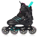 Meteor Roller Skates L 38-43 Buzzy Black/Pink/Mint