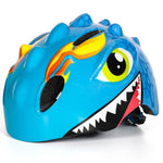 Wozinsky Children's Bicycle Helmet, Dragon Pattern, Lightweight, S - Blue niebieski védőfelszerelés HT-006N-199810