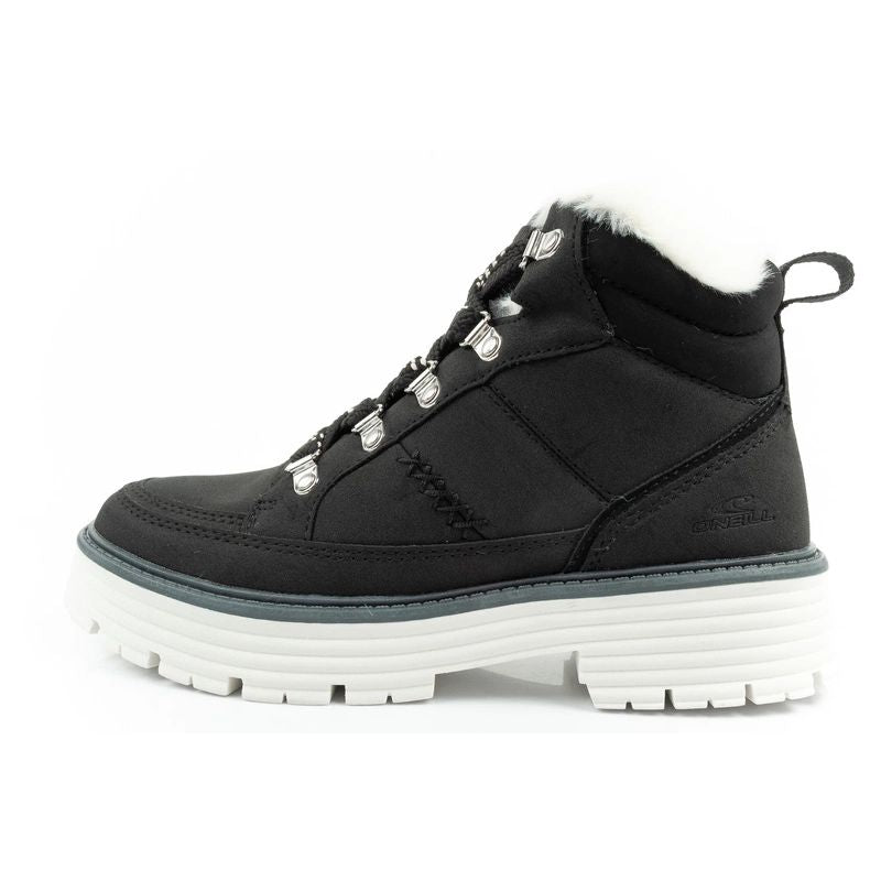 O'Neill winter boots women's hiking boots ankle boots fashionable black white fekete cipő