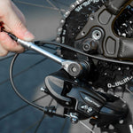 Rockbros Multitool Bicycle Tool Set with Ratchet Wrench and Tire Levers - Black fekete kiegészítő 304004-204137