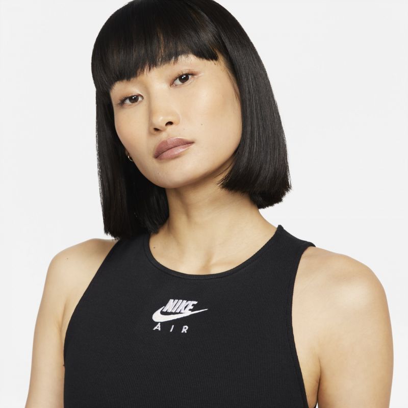 Nike Air Women's Ribbed Tank W DM6069-010 fekete atléta