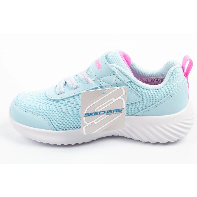 Skechers Bounder Velcro Baby Sports kék utcai cipő 303622N/MNT