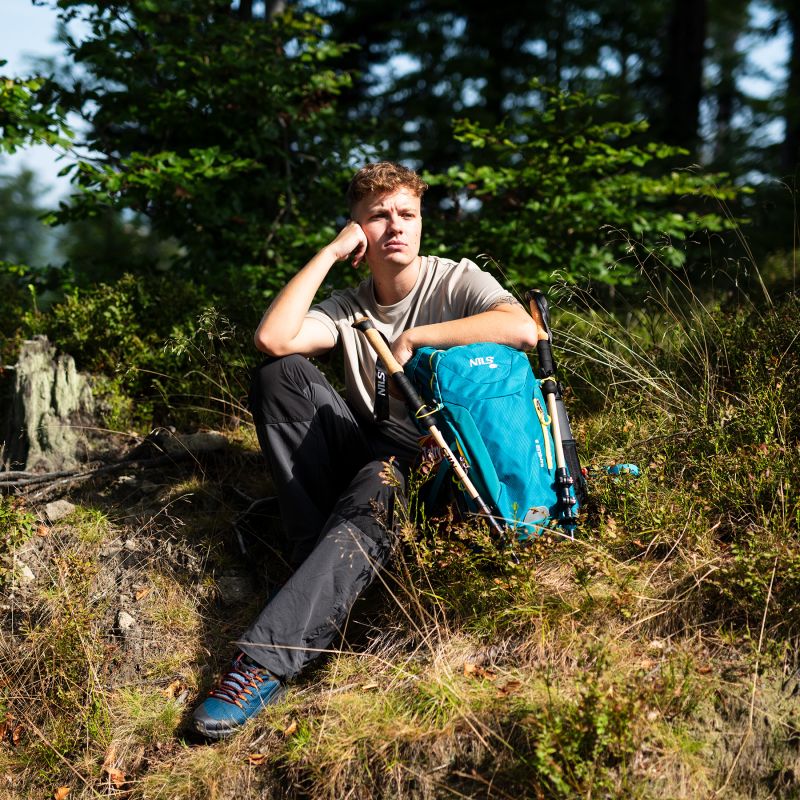 Nc1917 Blue Rambler Tourist Backpack 40l Nils Camp kék hátizsák