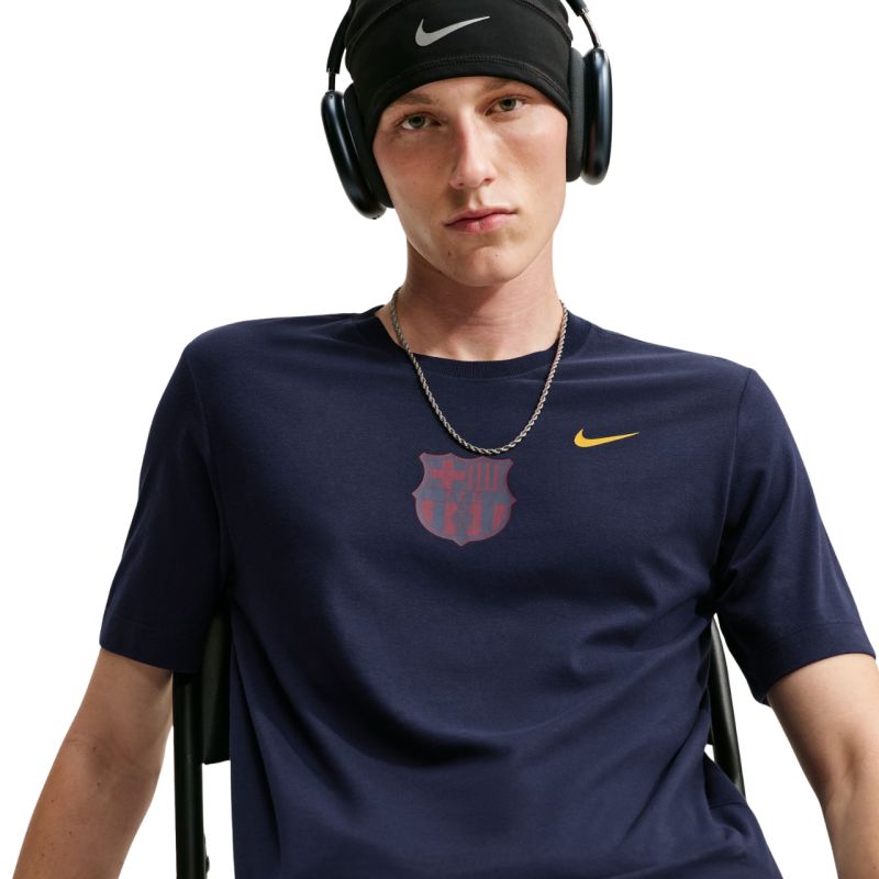 Nike FC Barcelona Men's T-Shirt Navy kék ruházat IQ5030498