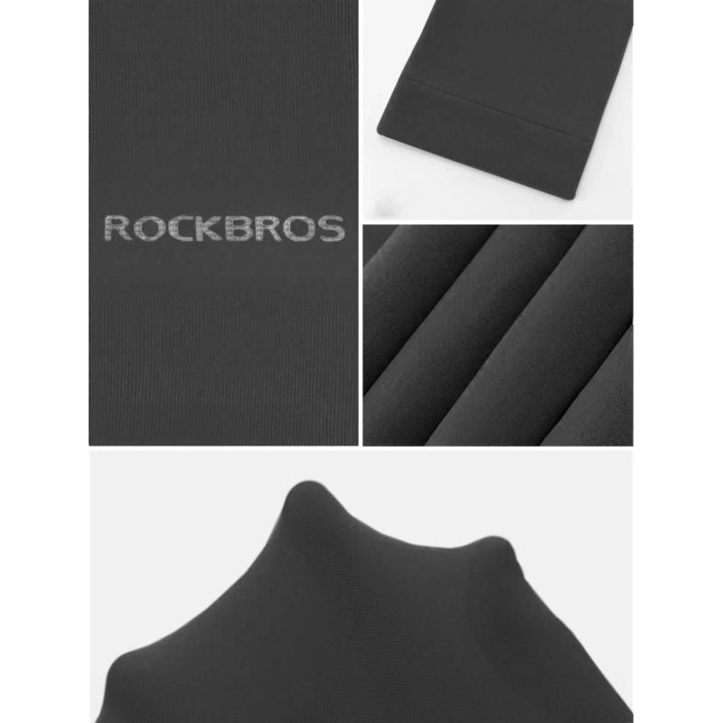 Rockbros cycling arm warmers - black (2 pcs.) czarny kiegészítő 7792721655654-163822
