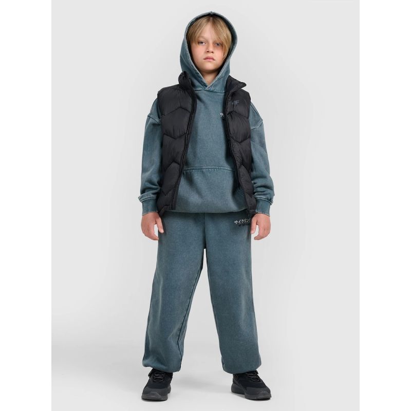 Boy's down vest with synthetic filling 4F 4FJRAW25TVJAM325-20S kabát