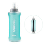 Rockbros 350017002 soft flask running water bottle 500 ml - light blue jasnoniebieski training equipment