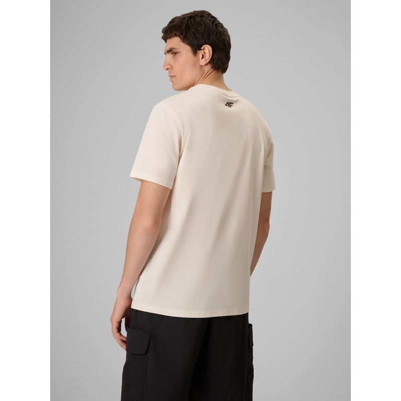 4F Men's regular printed T-shirt férfi póló 4FRSS26TTSHM4230-11S