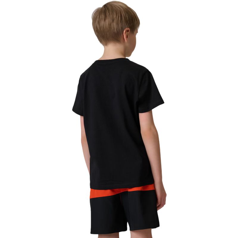 4F Boy's T-shirt M3284 deep 20S fekete póló 4FJWSS26TTSHM328420S