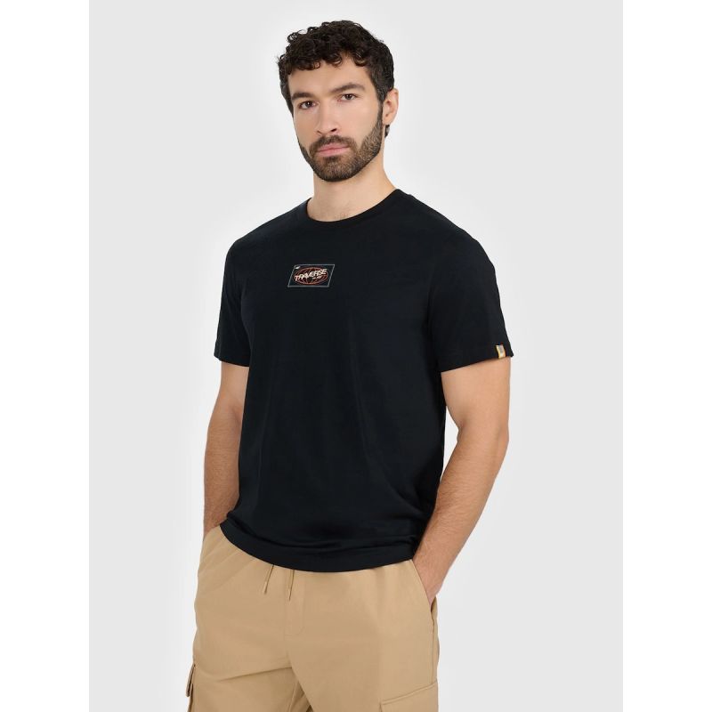 Men's regular printed T-shirt 4F 4FRAW25TTSHM3377-20S póló