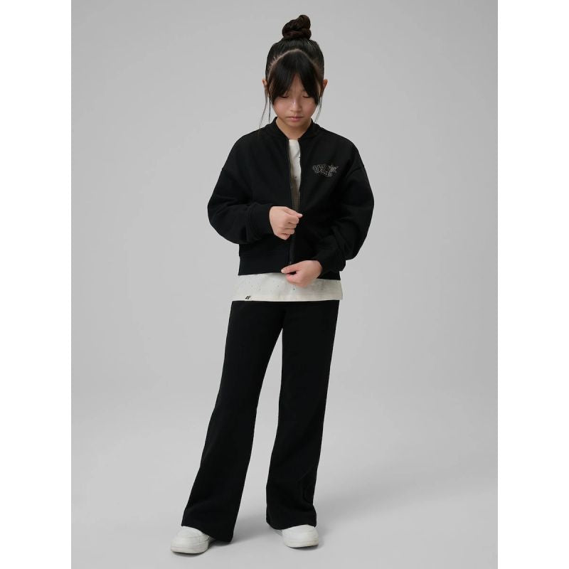 4F Girls' loose sweatshirt without hood 158/164 kapucnis pulóver 4FJRSS26TSWSF2626-20S