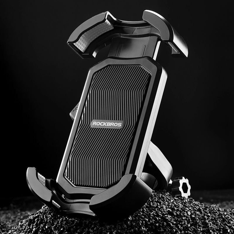 Rockbros 25210032005 Motorcycle Phone Holder for Mirror - Black lusterko phones and accessories