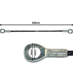 Enero Pro Atlas Rope 256cm Eyelet Steel Pvc fekete kiegészítő GSP-1054483