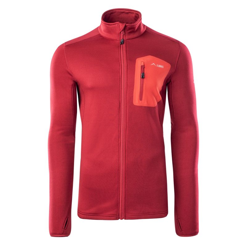 Elbrus Emino Polartec sweatshirt piros pulóver