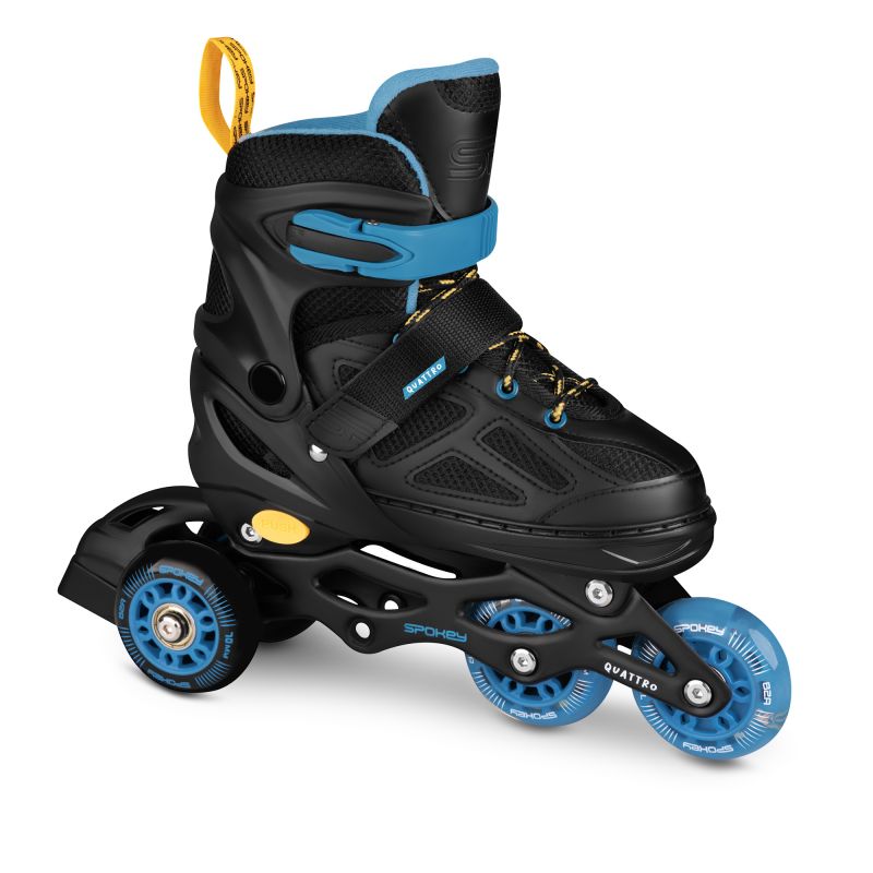 Spokey Quattro 4IN1 SPK-943433 inline skates size 34-37 BK/DBL Szabadidő kiegészítő