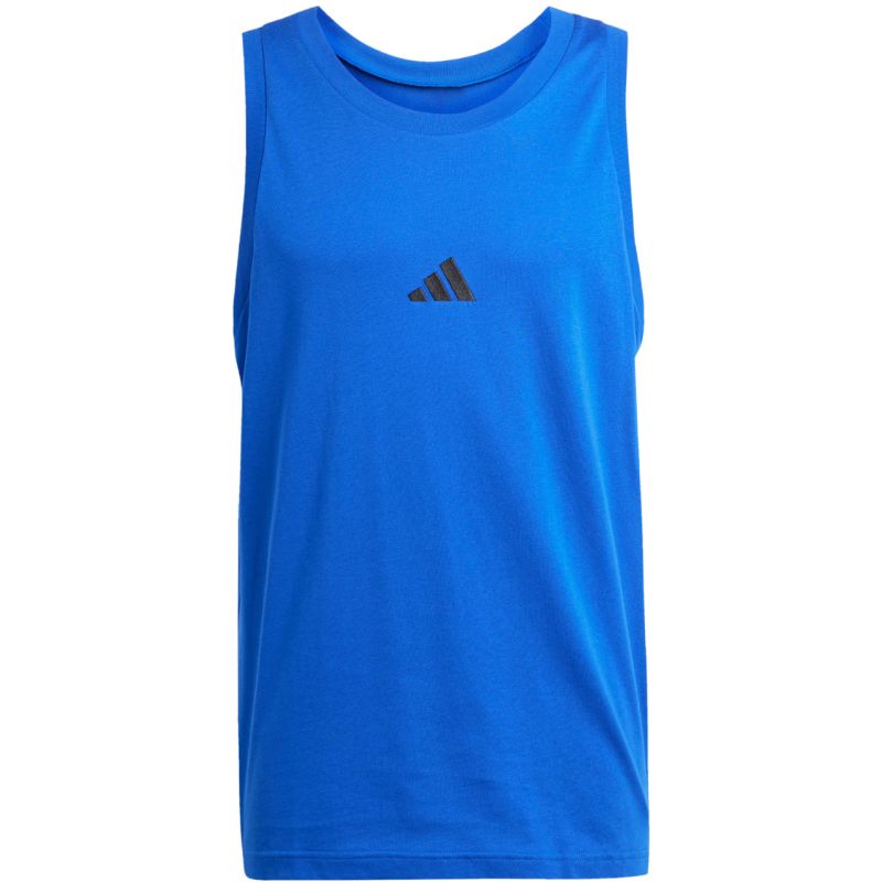 Men's adidas Essentials Small Logo Tank Blue JE8978 2xs shirts