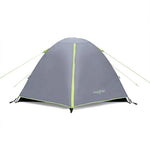 NILS CAMP Explorer NC6004 3-person camping tent, gray szürke hátizsák