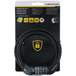 Dunlop bike lock, cable, code 10 mm x fekete hátizsák 1042497