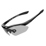 Rockbros 10143 photochromic UV400 cycling glasses - black czarny glasses, training equipment