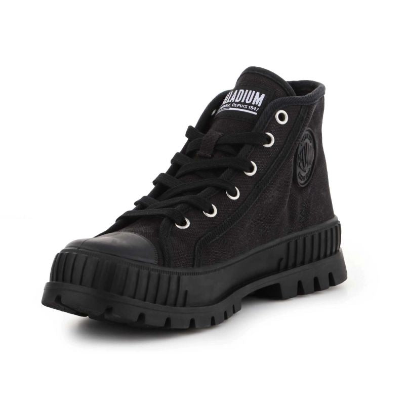 Palladium Pallashock Mid OG Black/Black U fekete cipő