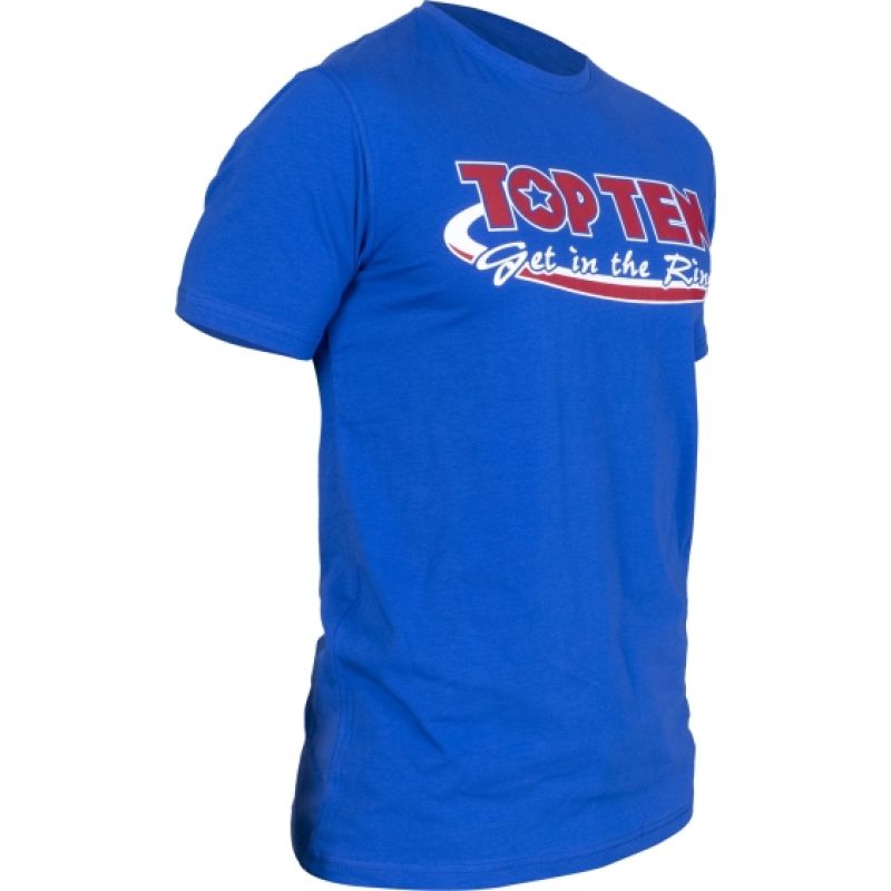 TOP TEN "Get in the ring" T-shirt (WAKO APPROVED) czerwony+m póló