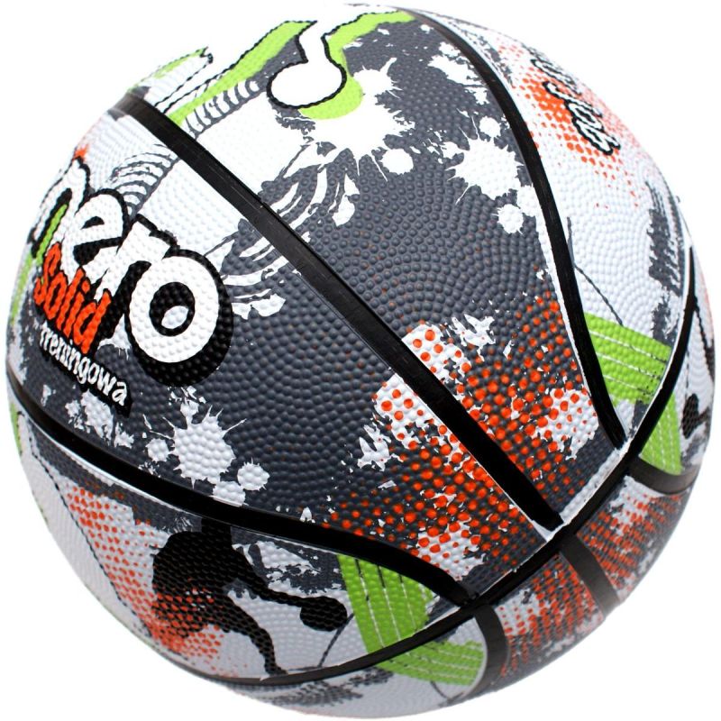 Enero Solid Basketball Size 7 Grey-White fehér labda