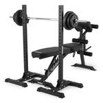 Zipro SUPERSET Adjustable Workout Bench Adjustable Backrest Adjustable Seat Gym, Home Black fekete edzőfelszerelés 33223