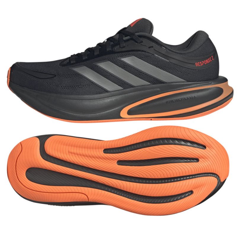 adidas Response 2 KJ1755 fekete futócipő