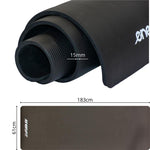 Enero FITNESS MAT NBR ANTI-SLIP .5CM BLACK + FIT COVER fekete mats, covers, training equipment