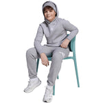 adidas Essentials Hoodie for kids gray JV9995 128 cm kapucnis pulóver