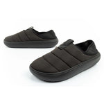 Crocs men's shoes slippers Classic Puff Moc slippers black insulated fekete papucs