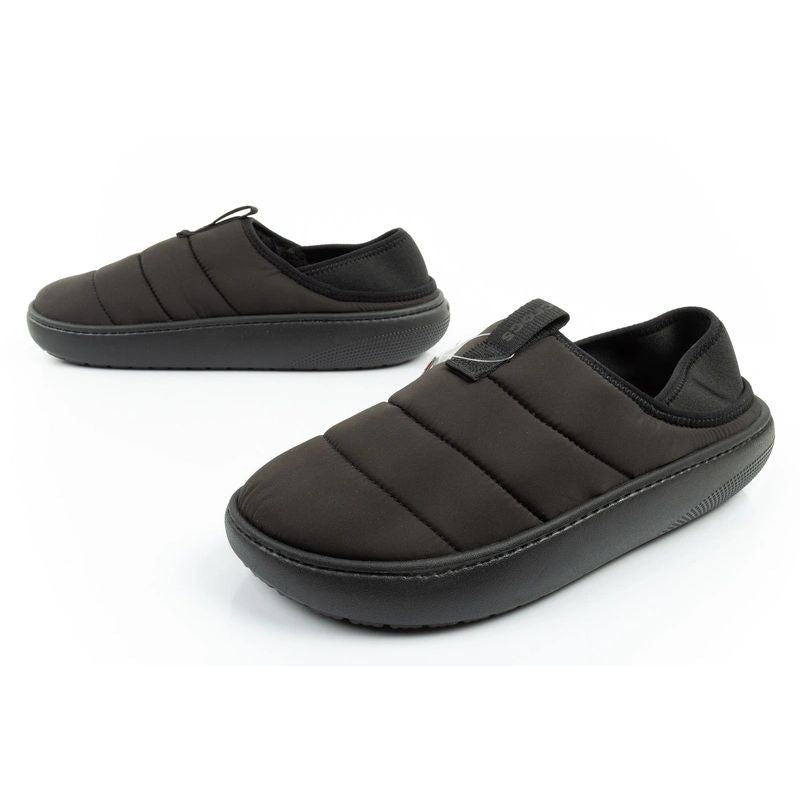 Crocs men's shoes slippers Classic Puff Moc slippers black insulated fekete papucs
