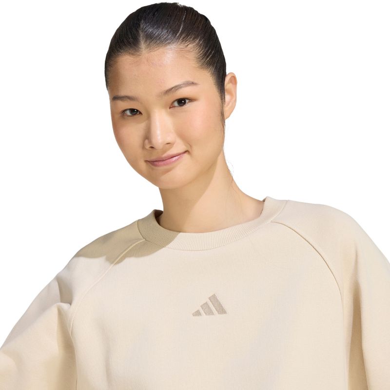 Adidas Women's Kit Small Logo sweatshirt beige 2xs póló KV9823
