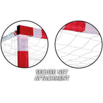 Enero GOAL NET WHITE-RED piros nets