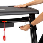 HMS MULTI Electric Treadmill with Desk 1-12 km/h, fekete edzőfelszerelés 17-19-127