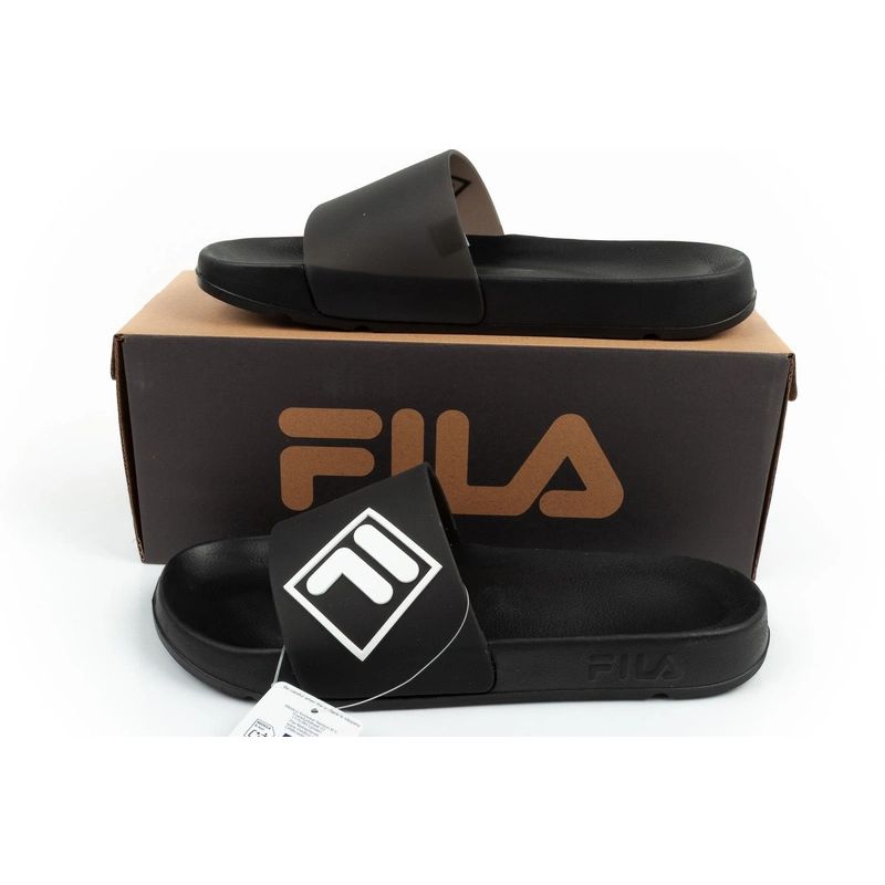 Fila men's sports slippers Morro comfortable fashionable black fekete papucs
