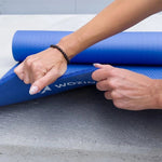Wozinsky exercise mat 181 x 63 x 0.9 cm thick gymnastic yoga mat blue niebieski jóga matrac 5907769300417-63708