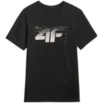 4f Men's T-shirt M2359 deep black 4FWAW25TTSHM2359 20S Ruházat