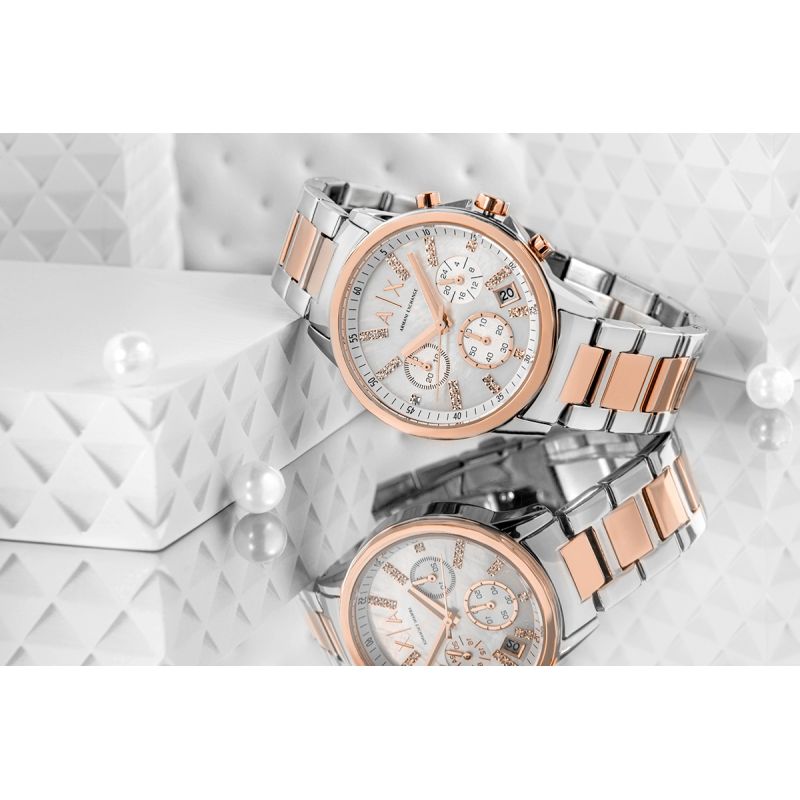 ARMANI EXCHANGE Banks Chronograph AX4331 Women's Watch + BOX